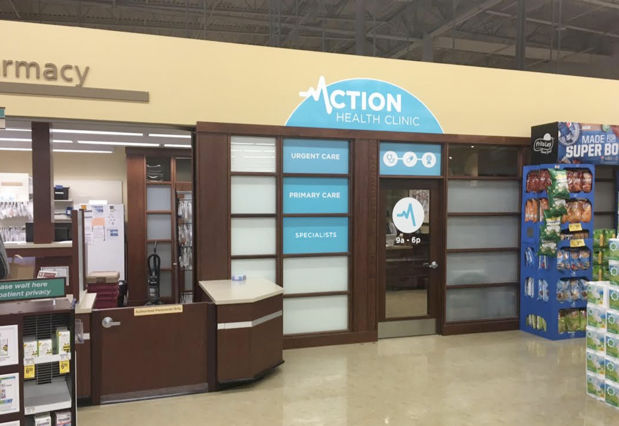 Action Health Clinic inside Safeway