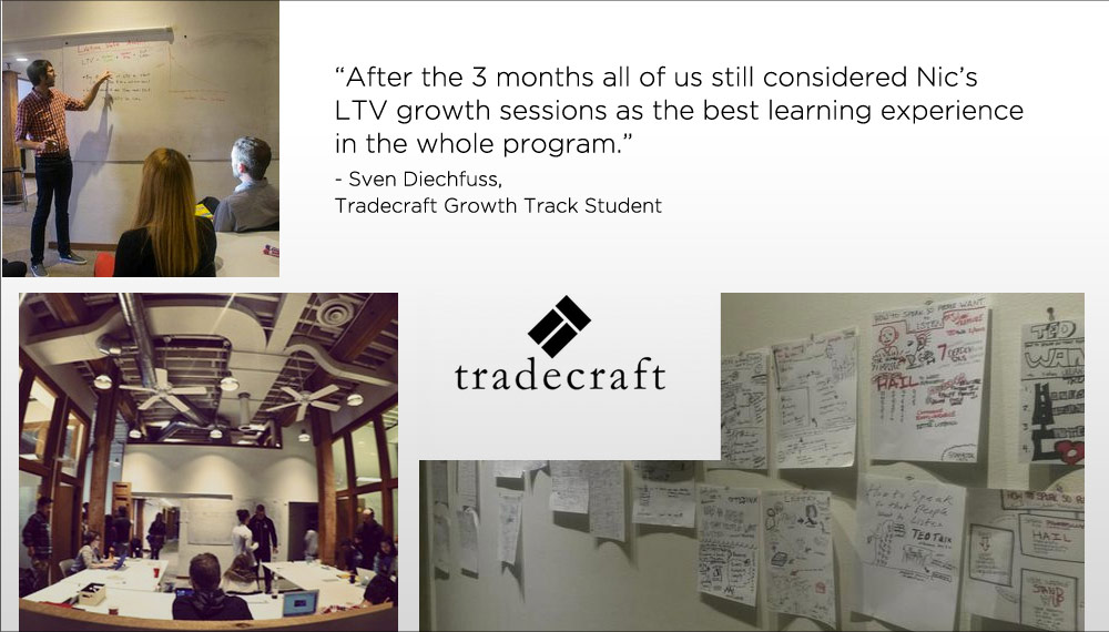 Tradecraft San Francisco - growth strategy sessions